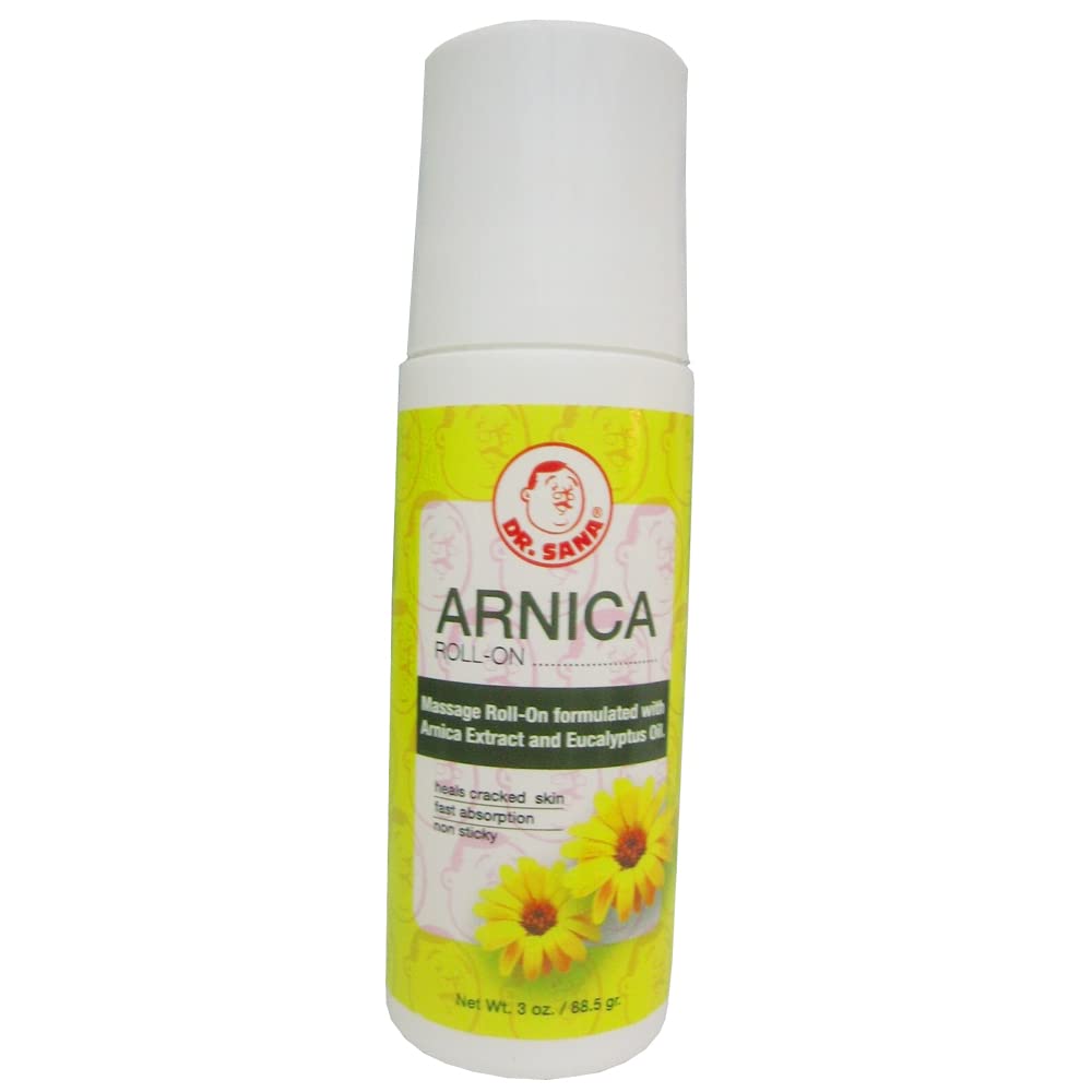 Dr Sana Arnica Roll-On. Topical Analgesic and Moisturizer. Soothes Dry and Cracked Skin. 3 oz. Pack of 6 Dr. SanaBuy Supplements Australia
