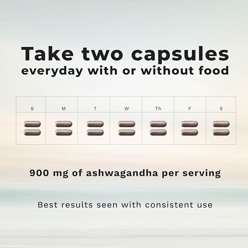 LifeSeasons Essentials Ashwagandha - Stress & Sleep Support Supplement - Calm & Focused Mind - Improves Athletic Performance & Brain Function - 900mg per 2 Capsules - 60 Capsules LifeSeasons buy supplements Au