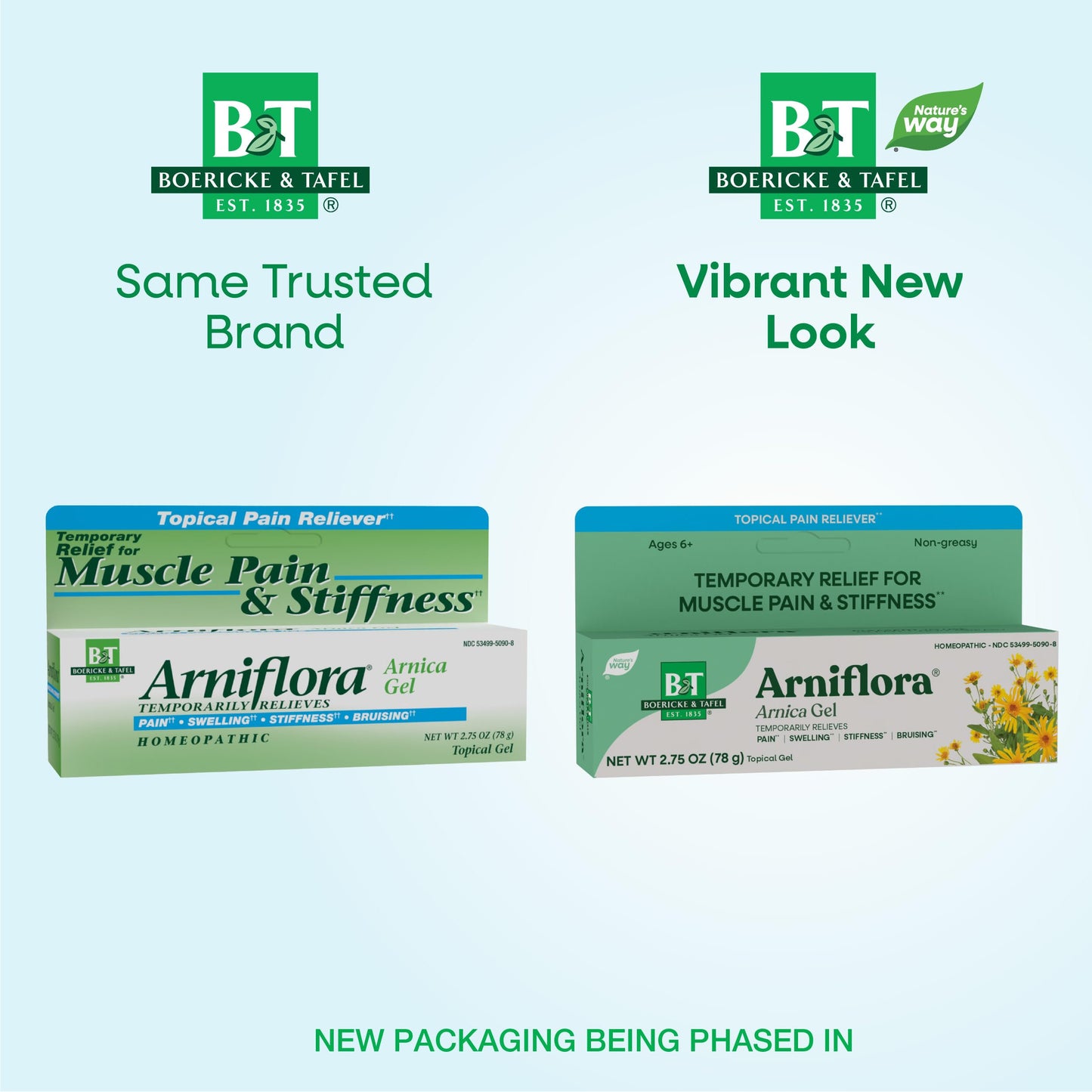 Nature's Way Boericke & Tafel Arniflora Arnica Gel, Temporarily Relieves Pain*, Swelling*, Stiffness*, 2.75 Oz (Packaging May Vary) Nature's WayBuy Supplements Australia