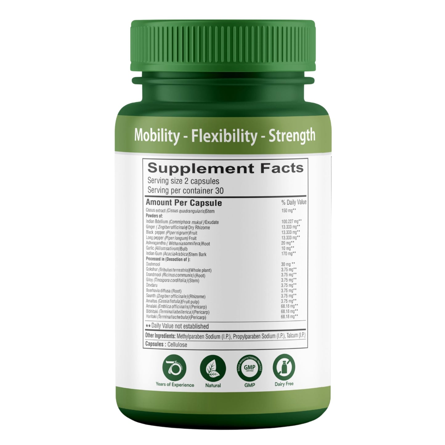 SHREE DHANWANTRI HERBALS SDH Bonartho | Bone & Joint Support Supplement | Move with Comfort & Ease | 60 Caps (1 Mon Supply) SHREE DHANWANTRI HERBALSBuy Supplements Australia