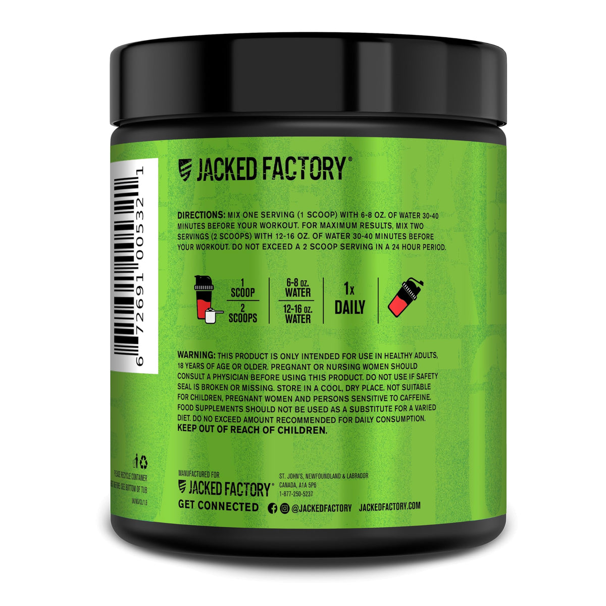 Jacked Factory NITROSURGE Pre Workout Supplement - Endless Energy, Instant Strength Gains, Clear Focus, Intense Pumps - NO Booster & Preworkout Powder with Beta Alanine - 30 Servings, Cherry Limeade Jacked Factory buy supplements Au