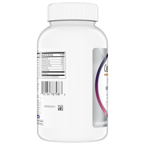 Centrum Minis Silver Women's Multivitamin for Women 50 Plus, Multimineral Supplement with Vitamin D3, B Vitamins, Non-GMO Ingredients