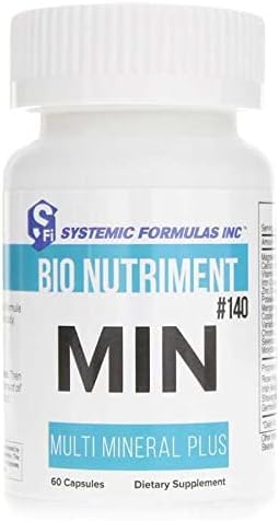 Systemic Formulas MIN Multi Mineral Plus - 60 Capsules (Pack of 2) Comprehensive Mineral Support for Wellness - Balanced Blend, Essential Nutrients GenericBuy Supplements Australia