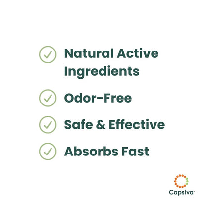 Capsiva Pain Relieving Gel, Absorbs Fast, Odor-Free, Safe for Prescription, No Known Side Effects (Gel Roll-On, 2 Pack, 3 Oz Each) CapsivaBuy Supplements Australia