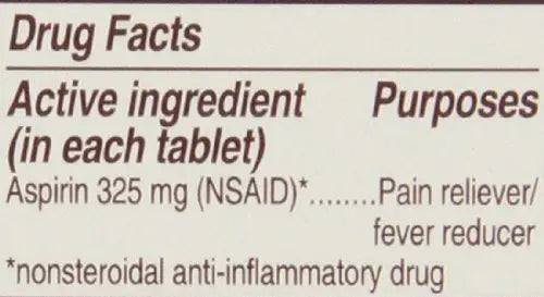Genuine Bayer Aspirin 325mg Tablets, 50-Count (Pack of 2) BayerBuy Supplements Australia
