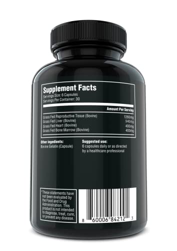 The Fittest Queen Organ Supplement, Hormone & Energy Support, 180 Capsules The Fittest EverBuy Supplements Australia