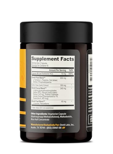 ONNIT Cognitive & Mood Support Bundle: Alpha Brain Nootropic Capsules (90 Count) + New Mood Stress Support Capsules (60 Count), IGEN Non-GMO Tested Focus, Clarity, Relaxation & Sleep, Pack of 2 ONNITBuy Supplements Australia