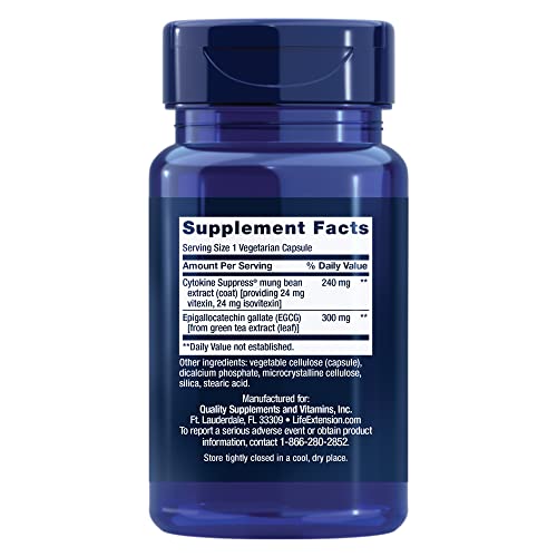 Life Extension Cytokine Suppress with EGCG, 30 Count Life ExtensionBuy Supplements Australia