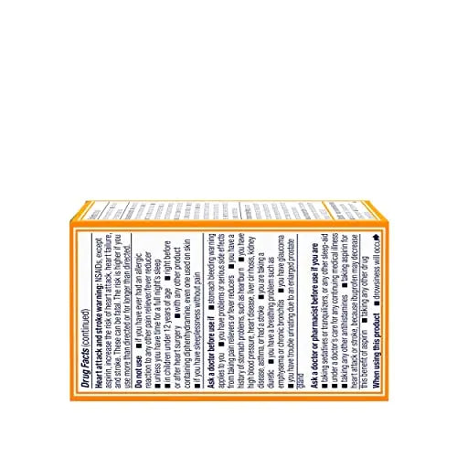 Motrin PM Pain Relief Caplets with 200 mg Ibuprofen & 38 mg Diphenhydramine Sleep Aid, Nighttime Pain Reliever for Minor Aches & Pains Helps You Fall Asleep & Stay Asleep, 20 ct MotrinBuy Supplements Australia