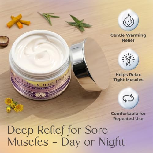 PURPLE CANYON All in One Magnesium Pain Cream – Natural Pain Relief Cream with Arnica, MSM & Capsaicin for Muscle & Joint Support – Fast-Absorbing, Non-Greasy Formula with Aloe Vera & Turmeric PURPLE CANYONBuy Supplements Australia
