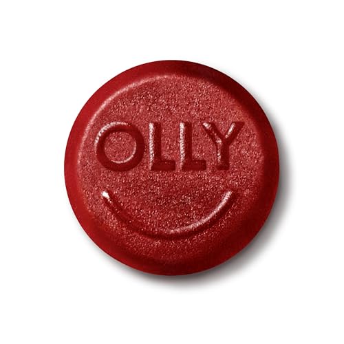 OLLY Men's Multivitamin Gummy, Vitamins A, C, D, E, B, Zinc, Blackberry Flavor, 45 Day Supply - 90 Count