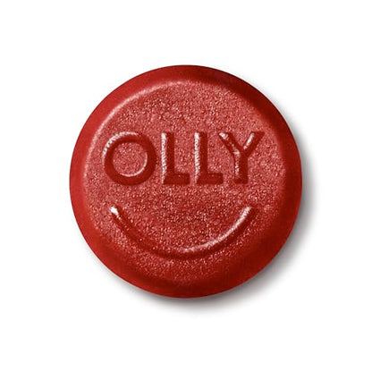 OLLY Men's Multivitamin Gummy, Vitamins A, C, D, E, B, Zinc, Blackberry Flavor, 45 Day Supply - 90 Count