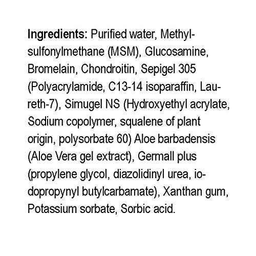 Natural Radiance MSM Plus - Glucosamine Bromelain and Chrondroitin 8 oz. Bottle - Oderless Natural RadianceBuy Supplements Australia