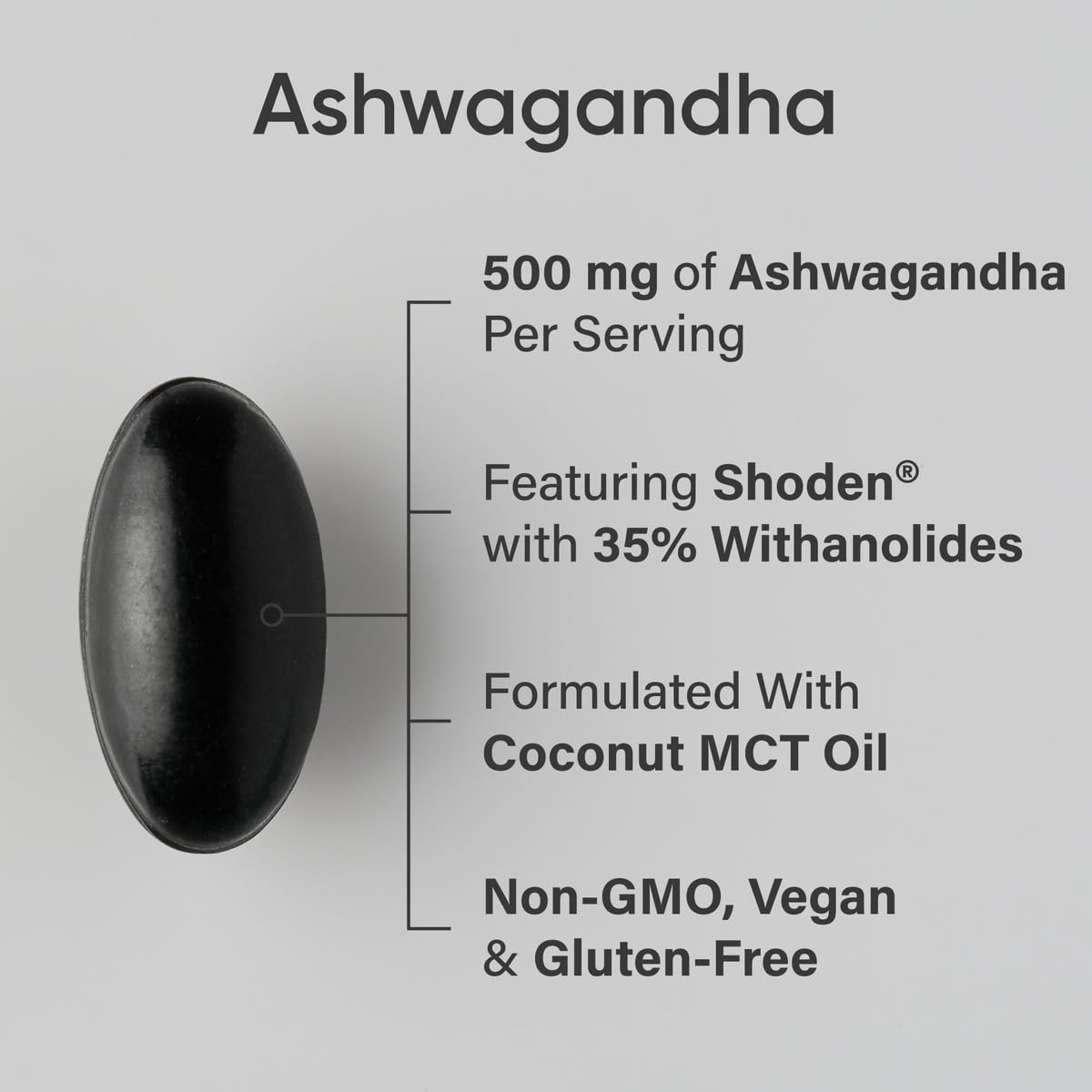 Sports Research® Ashwagandha Softgels with Coconut MCT Oil - Natural Ayurvedic Adaptogen Made with Shoden® Ashwa for Relaxation, Calm & Sleep Support - Gluten Free & Vegan Friendly - 120 Count Sports Research buy supplements Au
