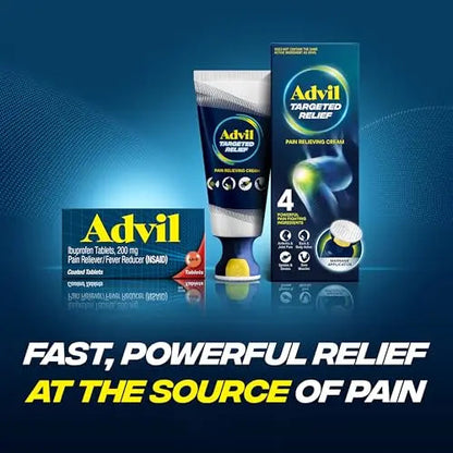 Advil Pain Reliever and Fever Reducer, Pain Relief Medicine with Ibuprofen 200mg for Headache, Backache, Menstrual Pain and Joint Pain Relief - 10 Coated Tablets AdvilBuy Supplements Australia