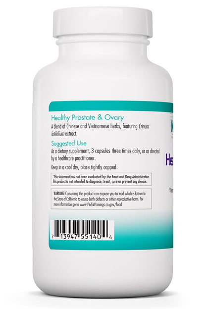 NutriCology Healthy Prostate & Ovary - Herbal Blend with Crinum Latifolium - Hormone Support for Men & Women - Vegetarian Capsules - Hypoallergenic Formula - 60 Servings - 180 Count Allergy Research GroupBuy Supplements Australia