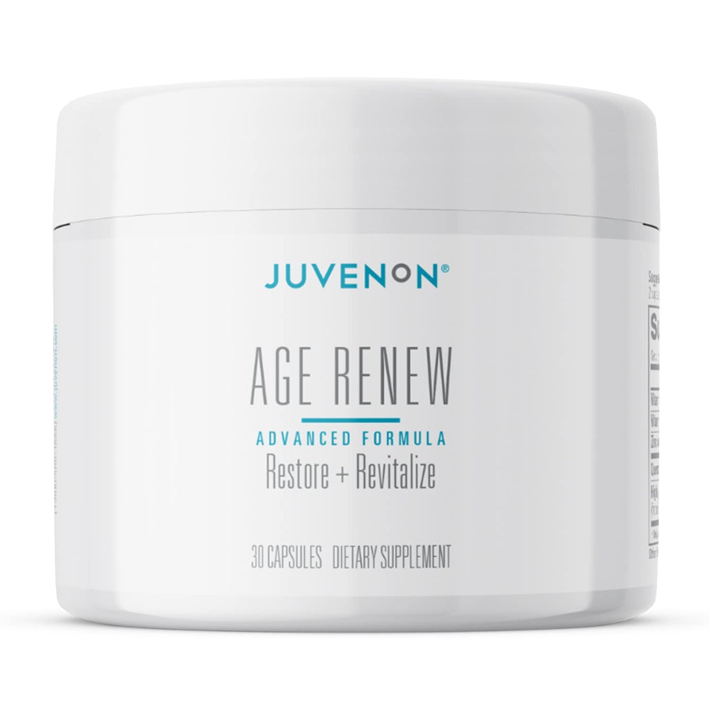 Juvenon AgeRenew Beta Glucan Anti Aging Immunity Support Supplement, Beta Glucan with Zinc Quercetin for Immune Defense Boost JuvenonBuy Supplements Australia