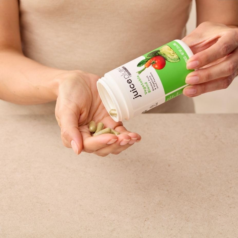 Juice Plus+ Vegetable Blend: with Broccoli, Parsley, Tomato & More - Plant-Based, Vegan, Gluten-Free, Non-GMO, Kosher - for Heart, Immune, Cognitive & Skin Health - 1 Bottle (60 Servings) Juice Plus+Buy Supplements Australia