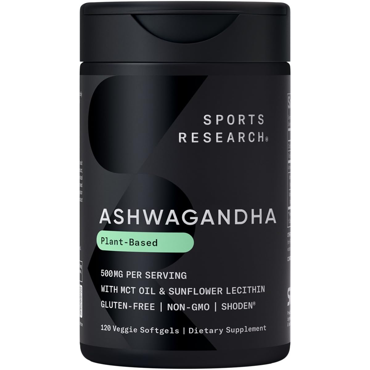 Sports Research® Ashwagandha Softgels with Coconut MCT Oil - Natural Ayurvedic Adaptogen Made with Shoden® Ashwa for Relaxation, Calm & Sleep Support - Gluten Free & Vegan Friendly - 120 Count Sports Research buy supplements Au
