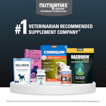 Nutramax Dasuquin for Large Dogs, Joint Health Supplement, Contains Glucosamine for Dogs, Plus Chondroitin, ASU, MSM and More, Supports Healthy Joints, Soft Chews, 150 Count Nutramax LaboratoriesBuy Supplements Australia