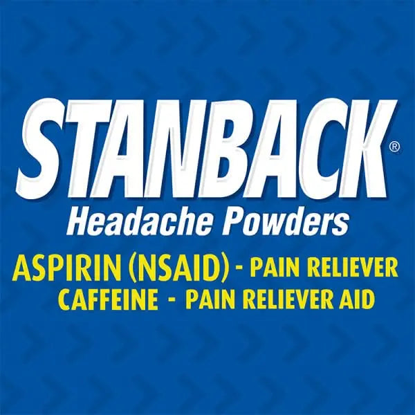 Stanback Headache Powders, Fast Pain Relief with Aspirin (NSAID) and Caffeine, 50 Count (3 Pack) StanbackBuy Supplements Australia