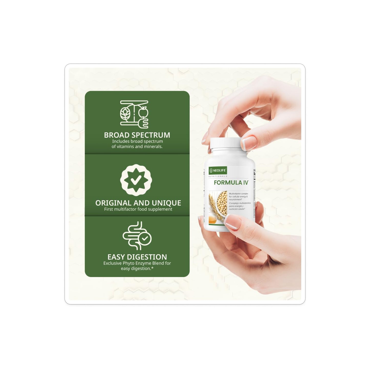NeoLife - Formula IV Softgel - Vitamins A, C, D, E, B Complex, Multivitamins & Multi-Minerals, Multivitamin for Women & Men, TRE-EN-EN Grain Blend Supplements, Phyto Enzyme Blend - 120 Softgels NeoLifeBuy Supplements Australia
