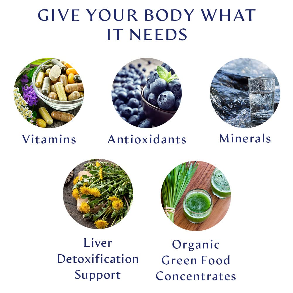 BodyHealth Multi Complete (120 Ct) Daily Multivitamin for Men and Women with Whole Foods, Minerals, Antioxidants, Organic Green Food Concentrates, and Liver Detox Extracts, Non GMO BodyHealth buy supplements Au