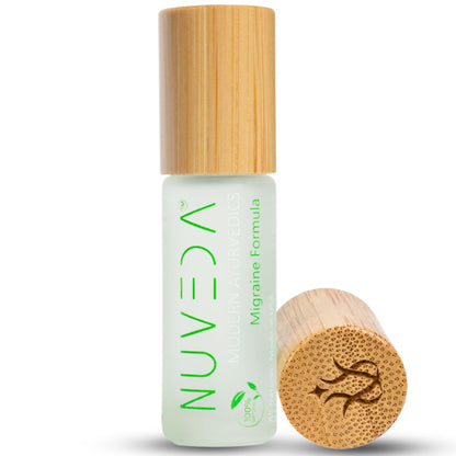 NUVEDA® Advanced Migraine Formula - All Natural Headache Stick | Modern Ayurvedic, Roll On Stick | Therapeutic Grade Essential Oil Aromatherapy | Made in USA NUVEDABuy Supplements Australia