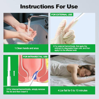 Lesdgo Hemorrhoidal Ointment(6 Pre-Filled),Hemorrhoid and Fissure Cream Witch Hazel Maximum Strength Pain Relief,for Itching and Swelling LesdgoBuy Supplements Australia