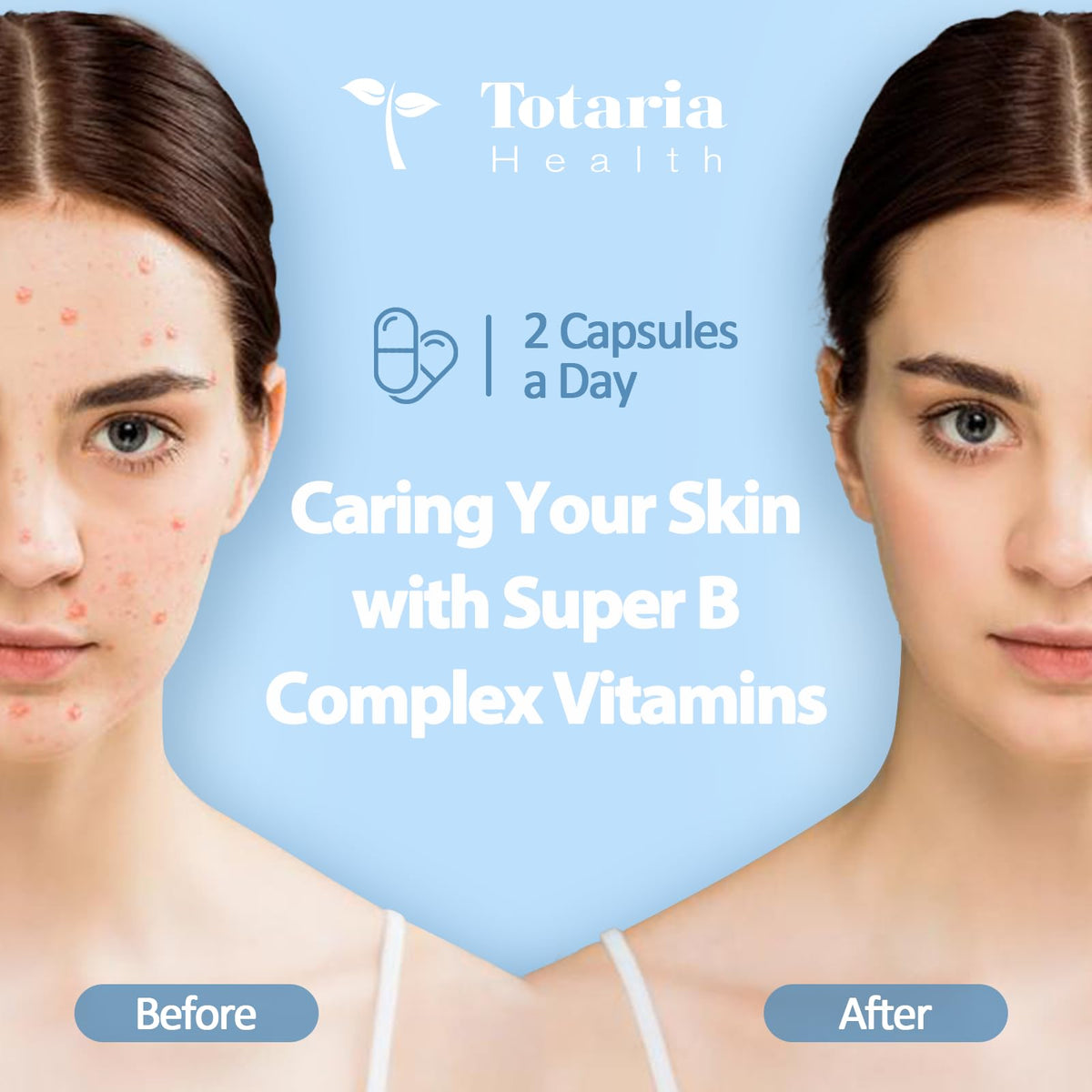 13-in-1 Vitamin B Complex Plus with Vitamin B1, B2, B3 (Niacinamide), B4, B5, B6, B7 (Biotin), B8 (Inositol), B9 (Folate), B12, C, D3, K2 - Energy, Nerve,