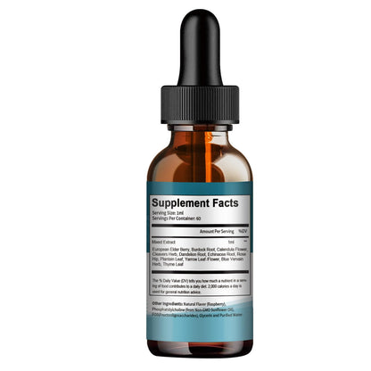 Liposomal Lymphatic Drainage Drops - 11 In 1 Organic Lymphatic Drainage Supplement with Burdock Root, Echinacea, Elderberry, Calendula, Cleavers Herb, Dandelion Supports Lymphatic Health 2 FL.OZ Totaria buy supplements Au