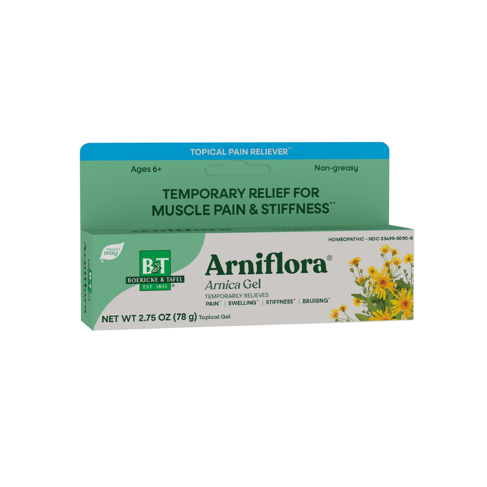 Nature's Way Boericke & Tafel Arniflora Arnica Gel, Temporarily Relieves Pain*, Swelling*, Stiffness*, 2.75 Oz (Packaging May Vary) Nature's WayBuy Supplements Australia