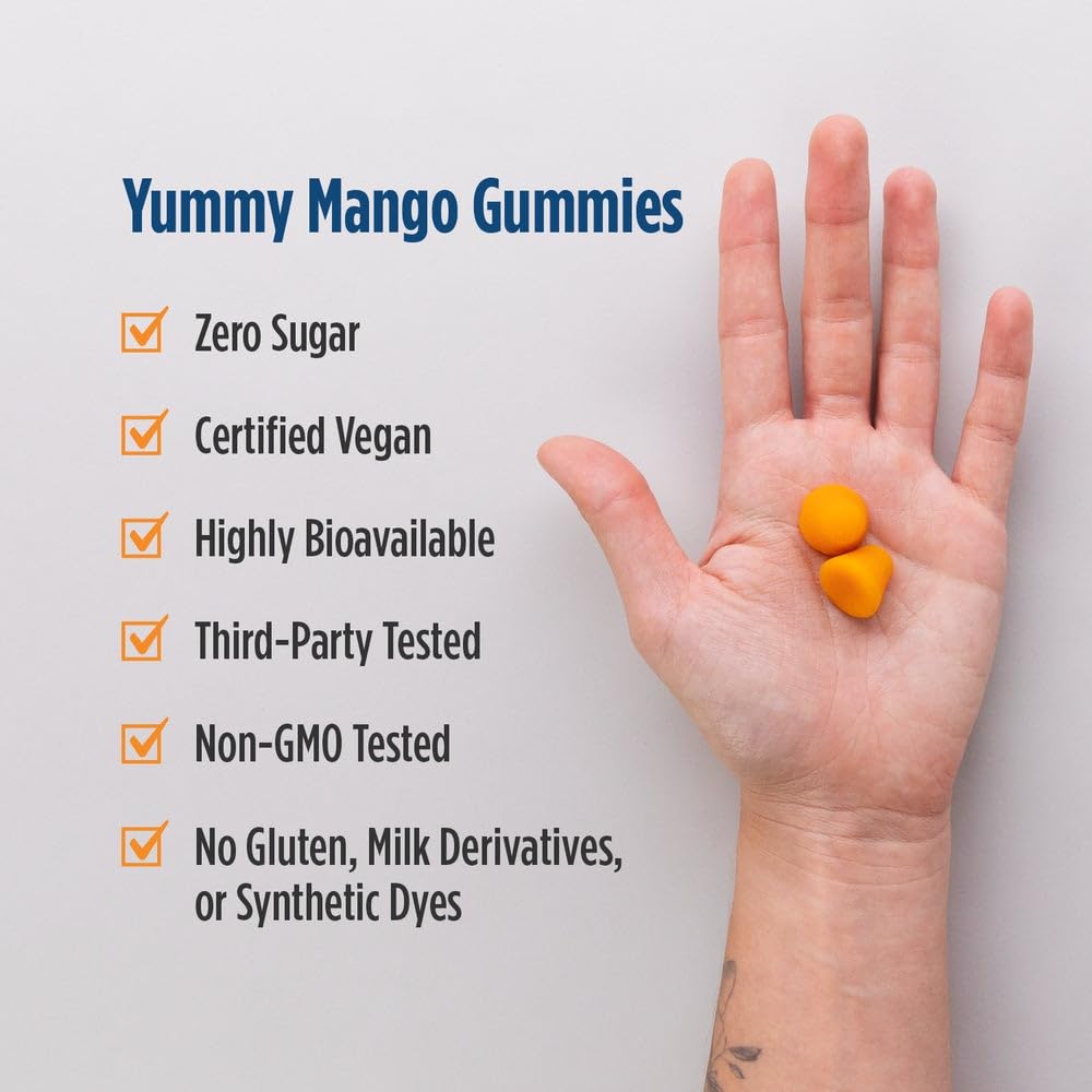 Nordic Naturals Zero Sugar Curcumin Gummies, Mango - 60 Gummies - 200 mg Optimized Curcumin Extract - Great Taste - Antioxidant Support, Healthy Metabolic Balance - Non-GMO, Vegan - 30 Servings Nordic NaturalsBuy Supplements Australia