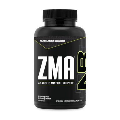 NutraBio ZMA Supplements for Men & Women- Zinc Magnesium Supplements to Support Hormone Levels, Peak Performance, Sleep, Muscle Recovery, Immune Health, 180 Ct. NutraBioBuy Supplements Australia