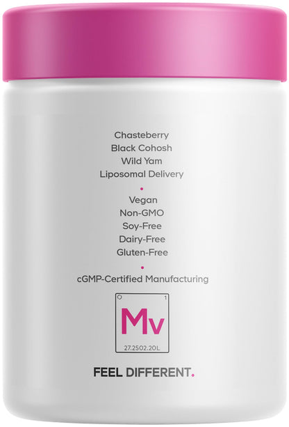 Codeage Menopause Hair & Skin Vitamins+ - Patented Lustriva, Pycnogenol, KSM-66 Ashwagandha - Hair Density Skin Perimenopause Support - Menopause Supplement - 10,000 Mcg Biotin, Wild Yam - 60 Capsules CodeageBuy Supplements Australia