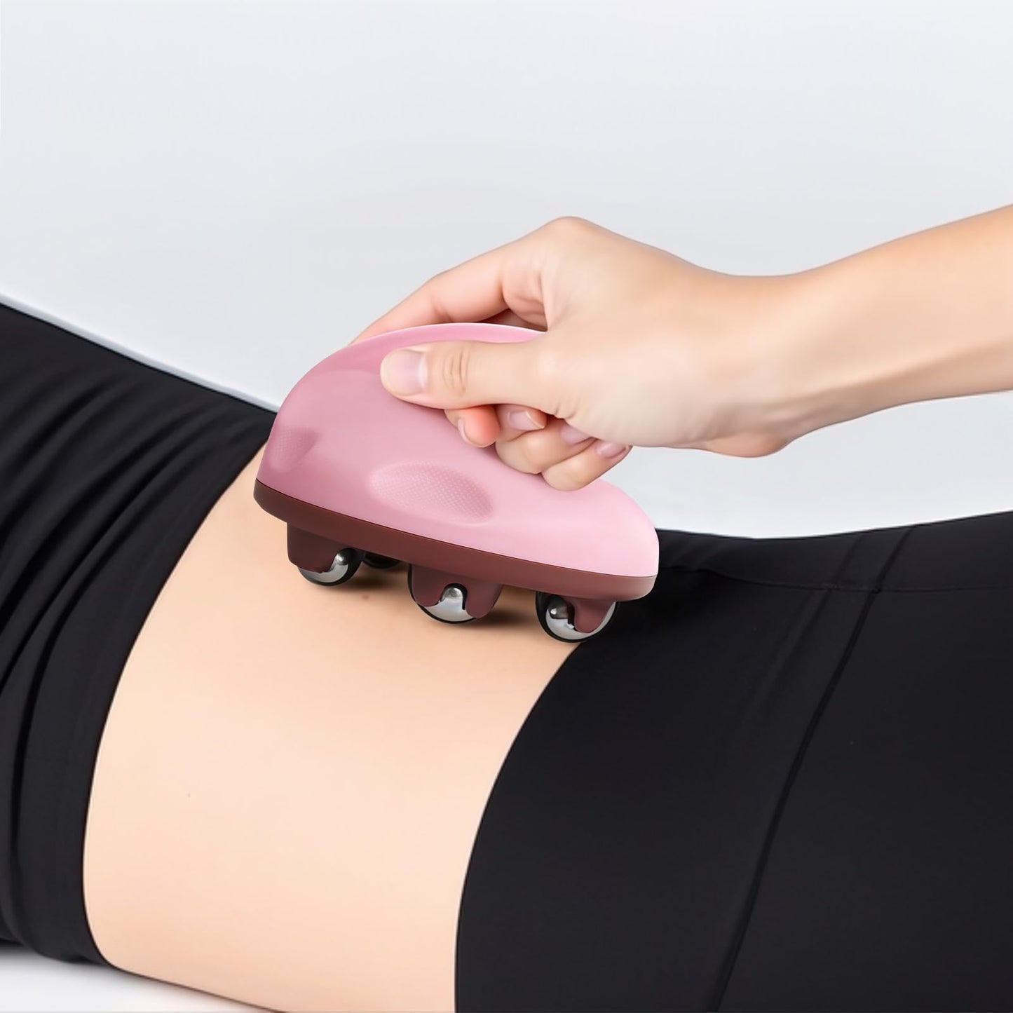 iunxkmi Lymphatic Massage Roller for Cellulite Remover Body Sculpting - Handheld Cellulite Massage Tool for Body Bloat Blood Circulation Lymphatic Drainage Pink iunxkmi buy supplements Au