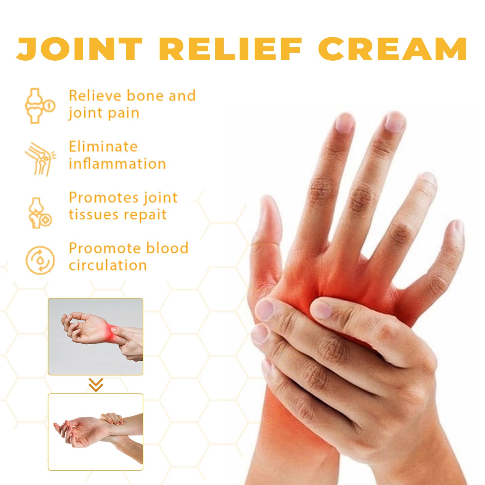 JOYVOIDX Joint & Knee Comfort Cream with Bee Venom and Cassia Flower, Formulated with Glucosamine for Flexibility and Mobility, 0.71oz JOYVOIDXBuy Supplements Australia