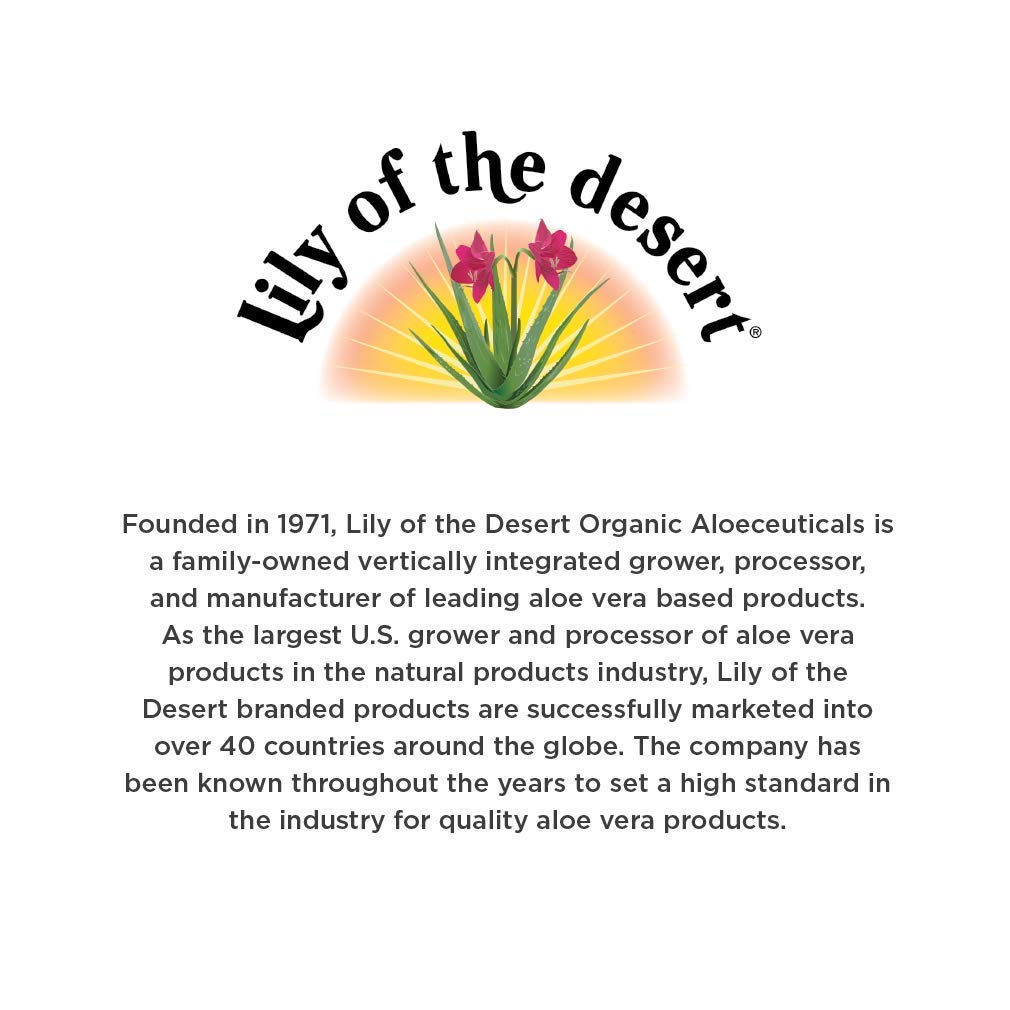 Lily of the Desert Organic Aloe Vera Juice – Inner Fillet, 16 fl oz