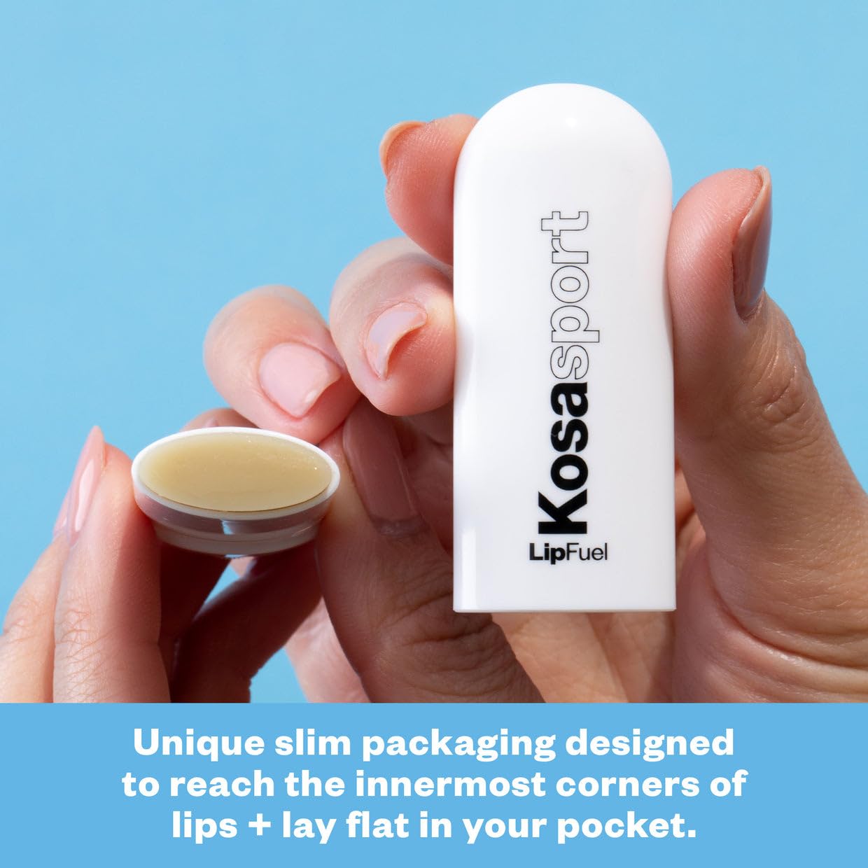 Kosas Lipfuel Hyaluronic Active Sport Lip Balm - Hydrates, Energizes and Protects - Natural Lip Treatment and Care (Baseline) KosasBuy Supplements Australia