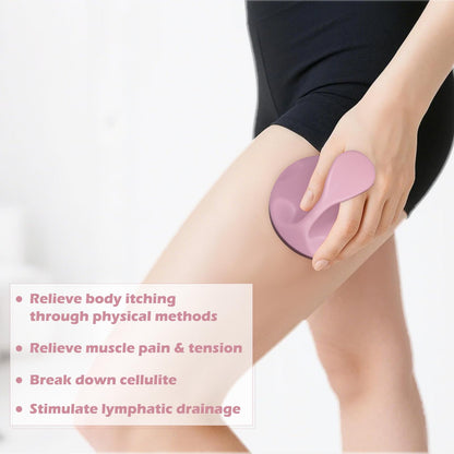 iunxkmi Lymphatic Massage Roller for Cellulite Remover Body Sculpting - Handheld Cellulite Massage Tool for Body Bloat Blood Circulation Lymphatic Drainage Pink iunxkmi buy supplements Au