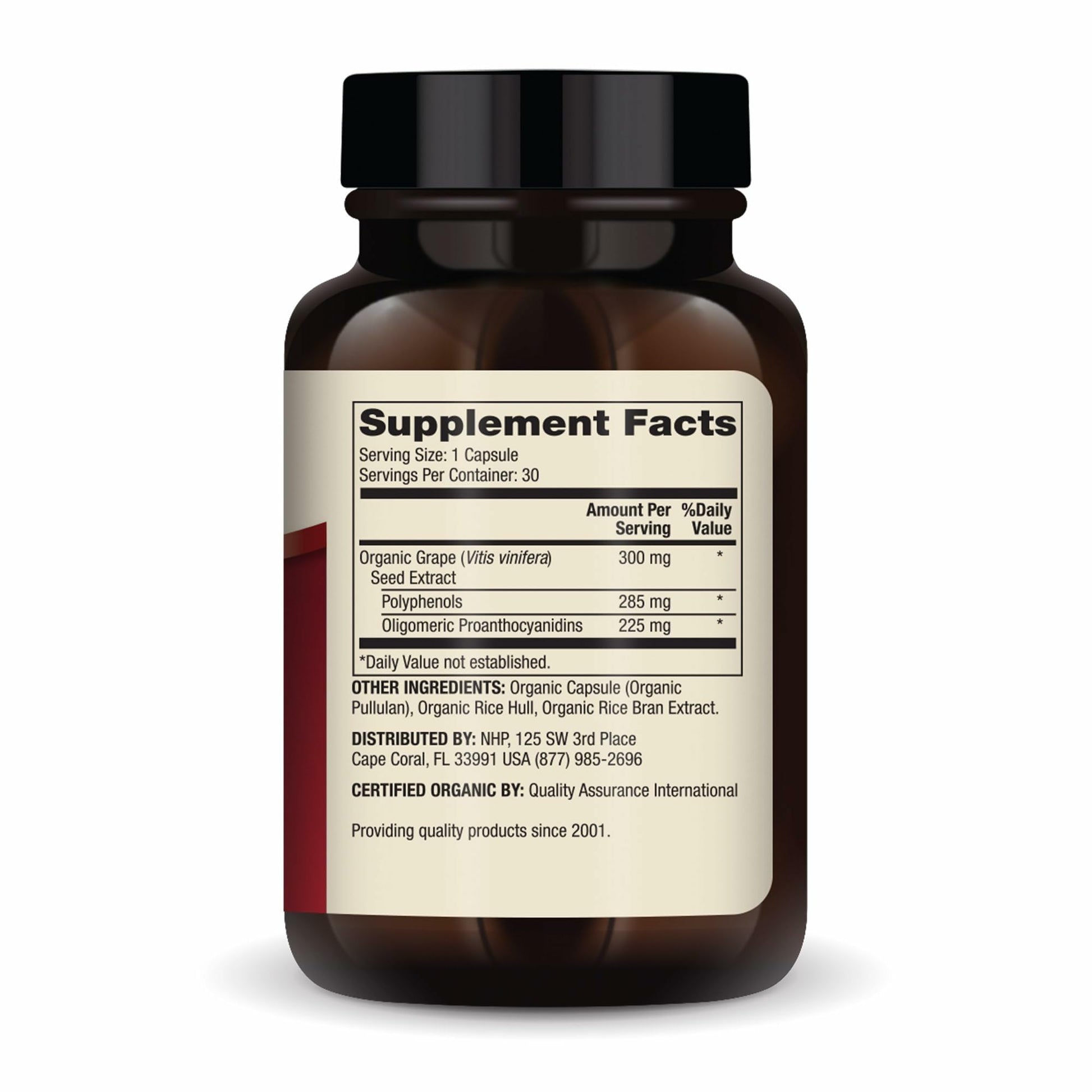 Dr. Mercola Organic Blood Pressure Support - Supports Healthy Circulation - High-Potency Grape Seed Extract - Non-GMO & Soy-Free - 30 Capsules (30 Servings) Dr. MercolaBuy Supplements Australia