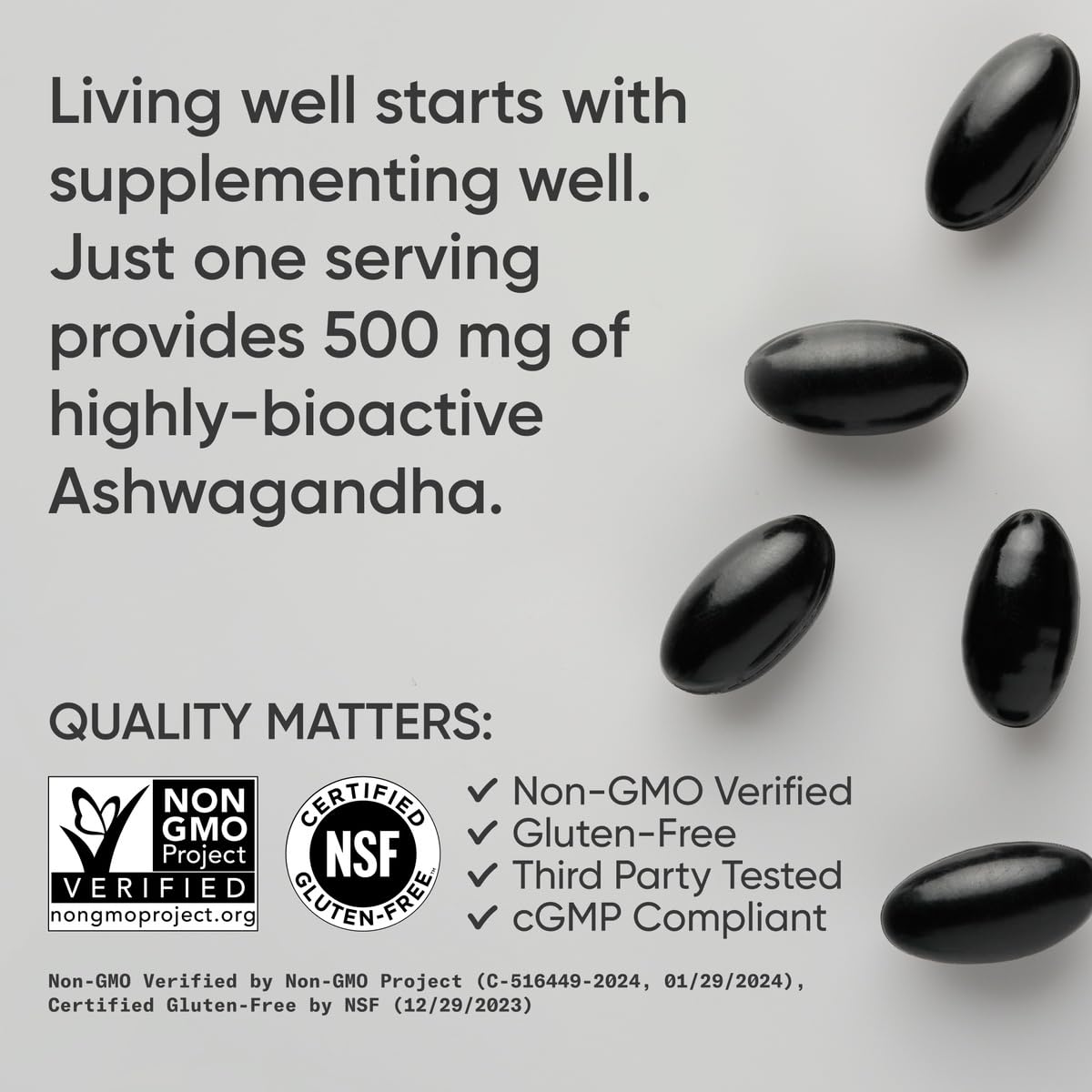 Sports Research® Ashwagandha Softgels with Coconut MCT Oil - Natural Ayurvedic Adaptogen Made with Shoden® Ashwa for Relaxation, Calm & Sleep Support - Gluten Free & Vegan Friendly - 120 Count Sports Research buy supplements Au