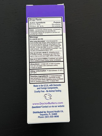 Doctor Butler's Pregnancy & Postpartum Spray - Perineal Spray and Hemorrhoid Treatment with Aloe and Chamomile, Pregnancy Support and Postpartum Essentials, Paraben Free (3oz) Doctor Butler'sBuy Supplements Australia