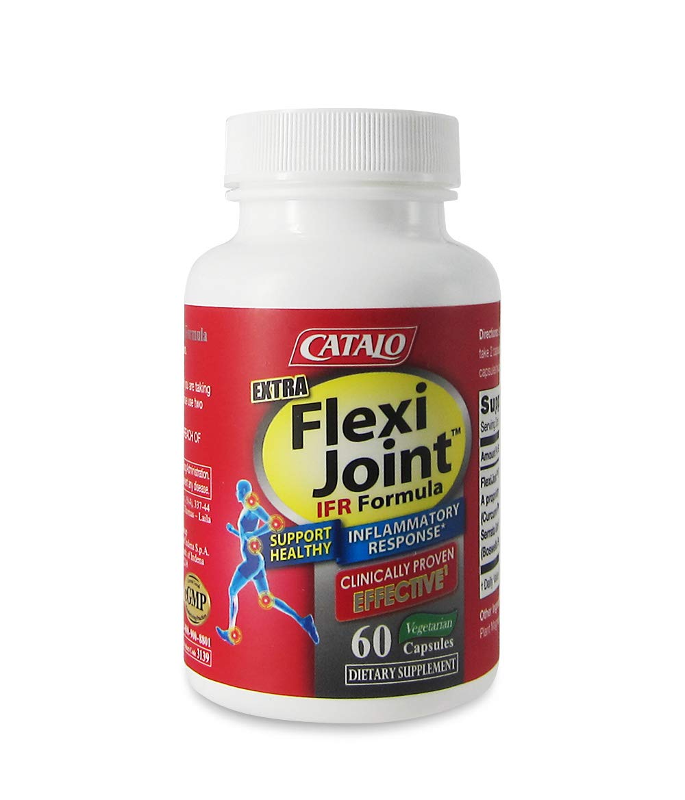 CATALO Extra FlexiJoint IFR Formula – with Meriva Turmeric Phytosome, ApresFlex & Casperome Boswellia – 60 Capsules CATALOBuy Supplements Australia
