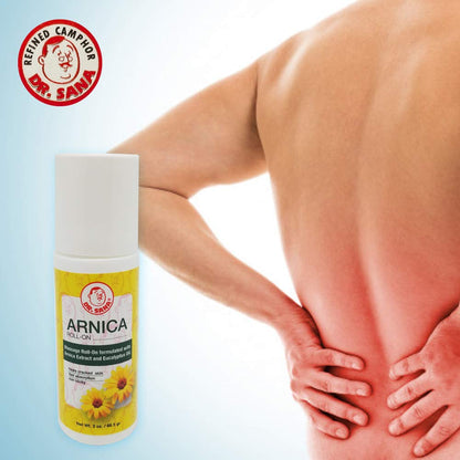 Dr Sana Arnica Roll-On. Topical Analgesic and Moisturizer. Soothes Dry and Cracked Skin. 3 oz. Pack of 6 Dr. SanaBuy Supplements Australia