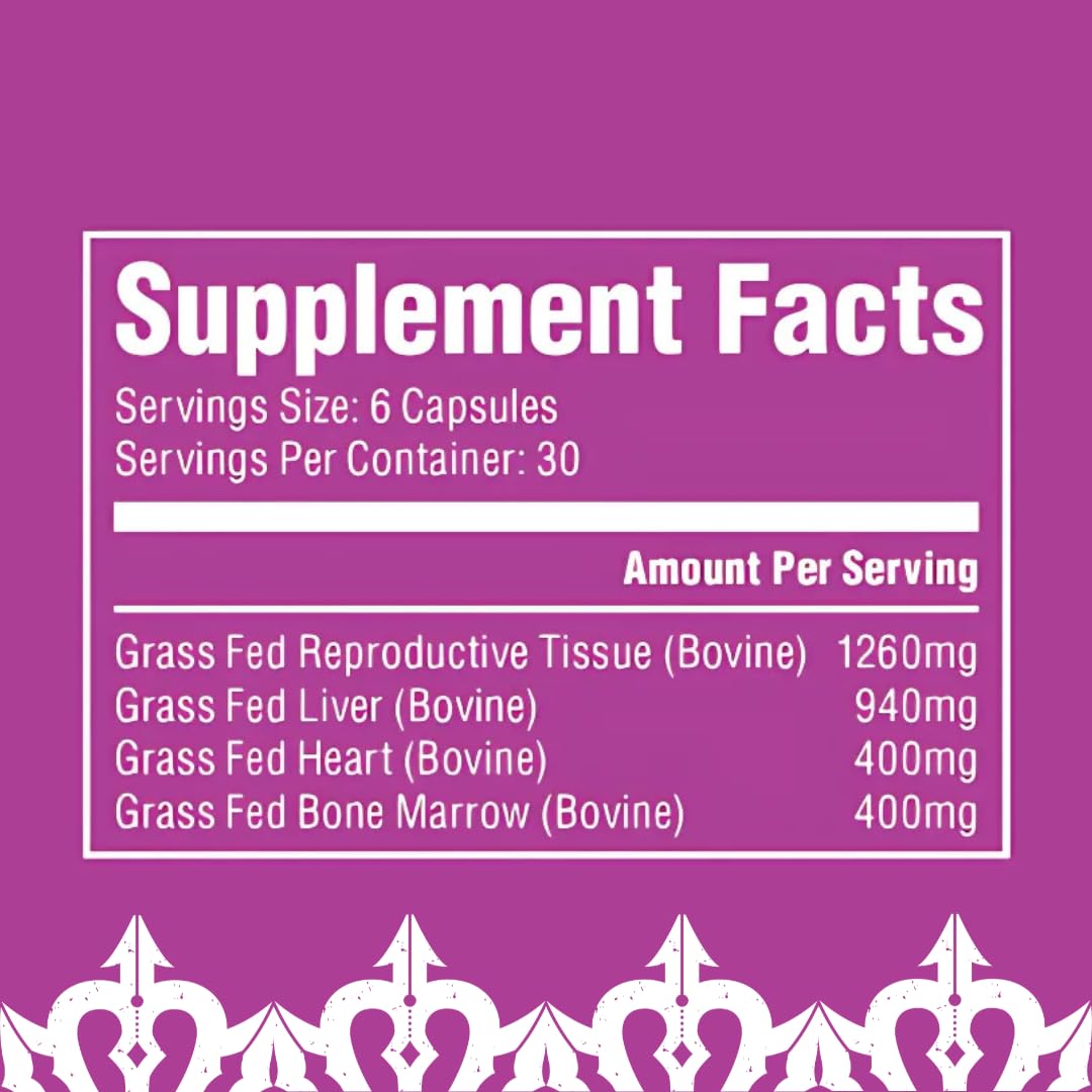 The Fittest Queen Organ Supplement, Hormone & Energy Support, 180 Capsules The Fittest EverBuy Supplements Australia