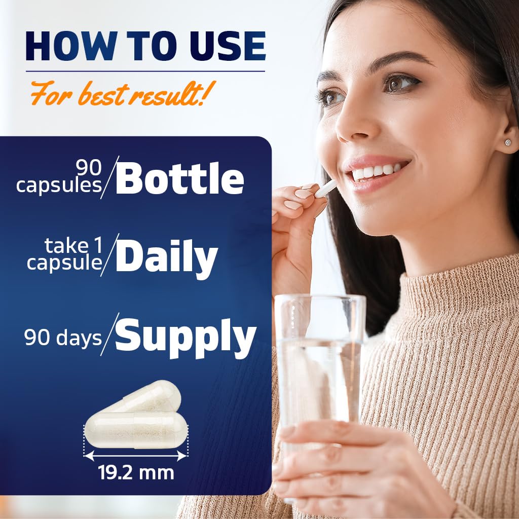 Vitamatic Lithium Orotate 20mg, 90 Capsules - Veggie Caps, Non-GMO, Gluten Free