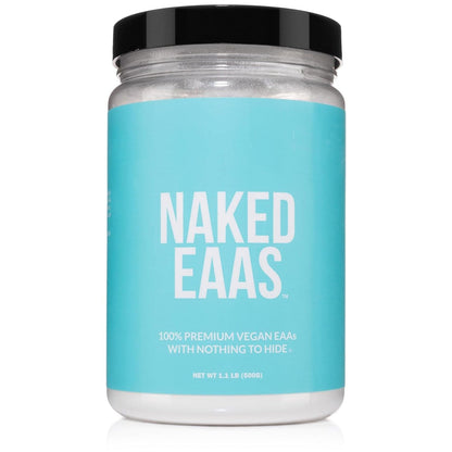 NAKED EAAs Amino Acids Powder - 50 Servings - Vegan Unflavored Essential Amino Acids 500 Grams - Instantized All Natural EAAs Powder Supplement