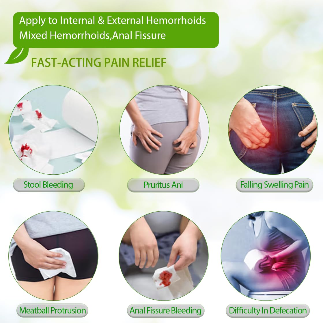 BONIORRI Hemorrhoid & Fissure Relief Cream – Maximum Strength Hemorrhoid Cream, Herbs Fast Acting Ingredients. (0.7 oz Total) BONIORRIBuy Supplements Australia