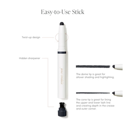jane iredale ColorLuxe Eye Shadow Stick, Multi-Use Cream to Powder Formula with Sharpener, Highly Pigmented, Buildable, Long-Wear, Vegan, Cruelty-Free, Rosé jane iredaleBuy Supplements Australia
